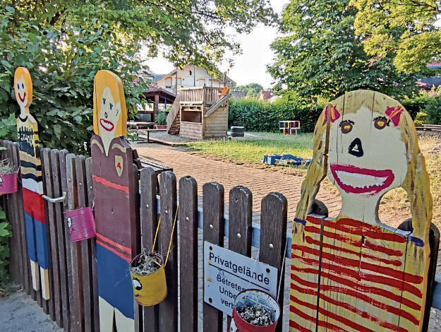 So ist der Stand beim Kindergarten Kelterplatz Beuren - Beuren