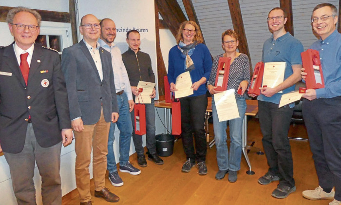 Frequent blood donors were honored in Beuren - Beuren - Nürtinger ...