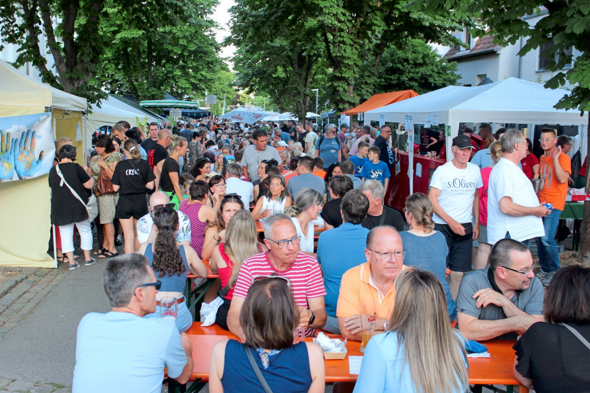 Beim Dorffest in Unterensingen wurde ausgelassen gefeiert