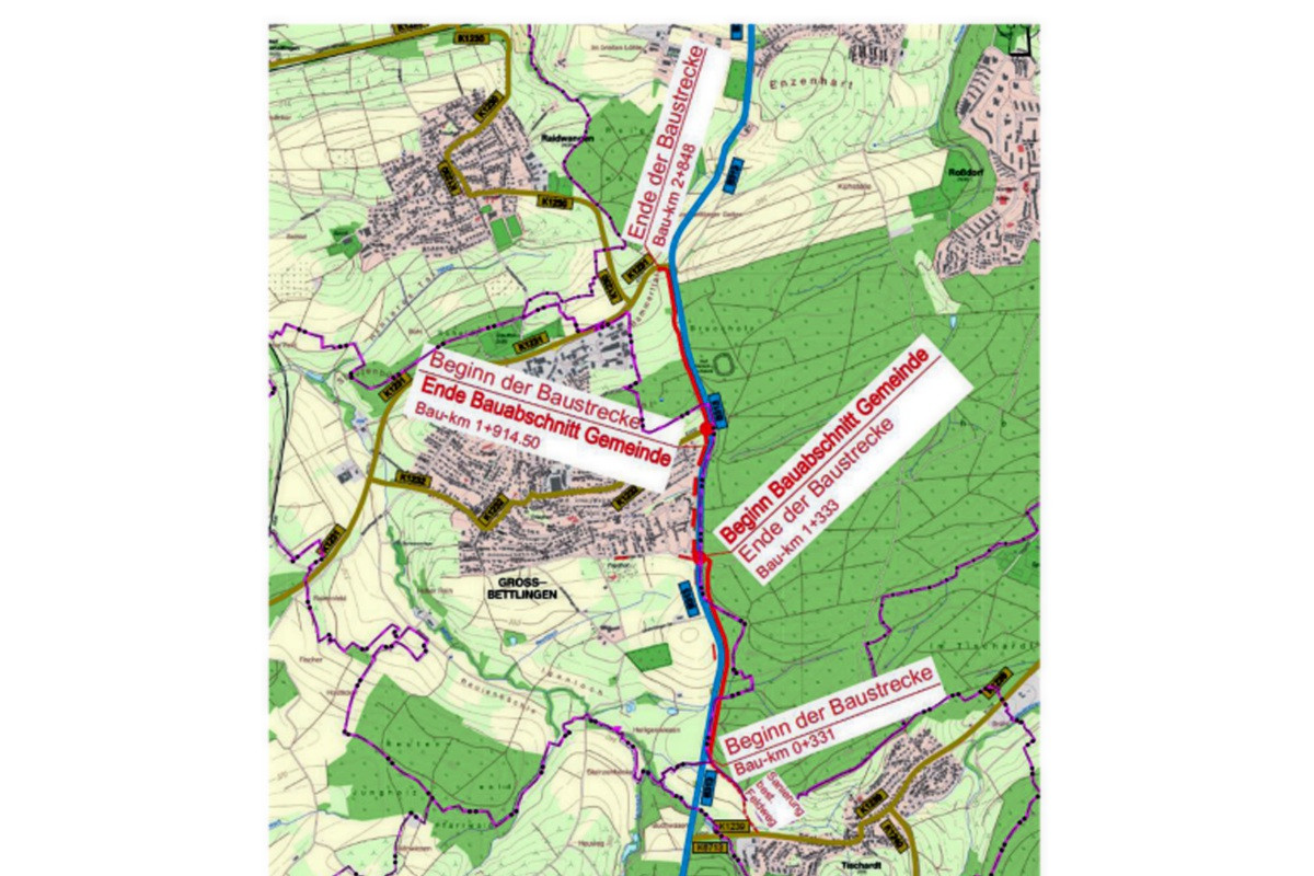 Radweg zwischen Tischardt und Großbettlingen Sinnvoll oder Fehlplanung