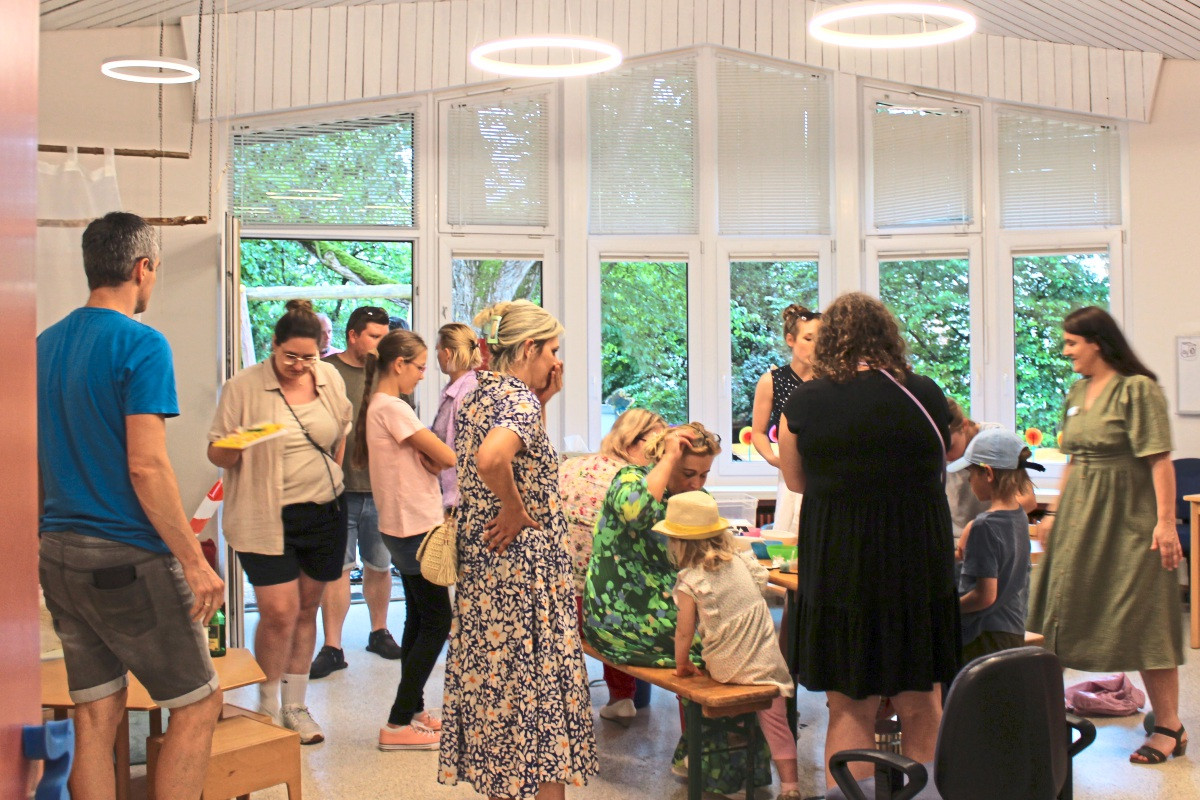 Große Feier zum 50. Geburtstag im Kindergarten Im Grund in Köngen