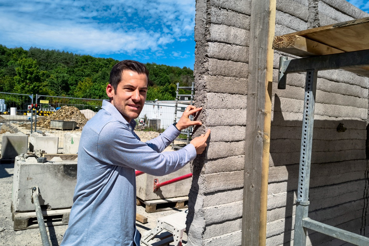 Putzmeister-Tochter Instatiq: Wenn die Betonwand aus dem Drucker kommt