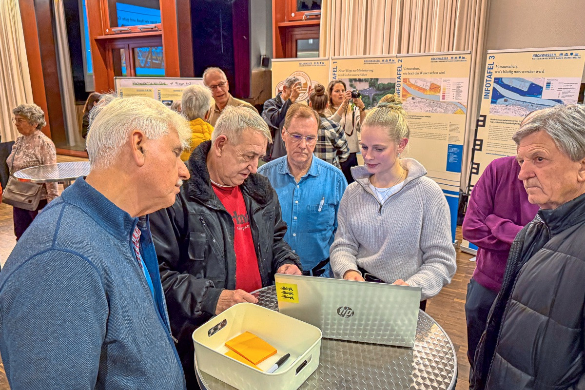 Wendlingen informs citizens about flood and heavy rain protection