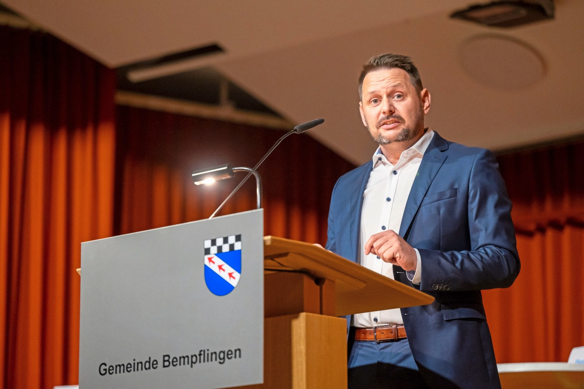 Frank Lindner is the new mayor of Bempflingen