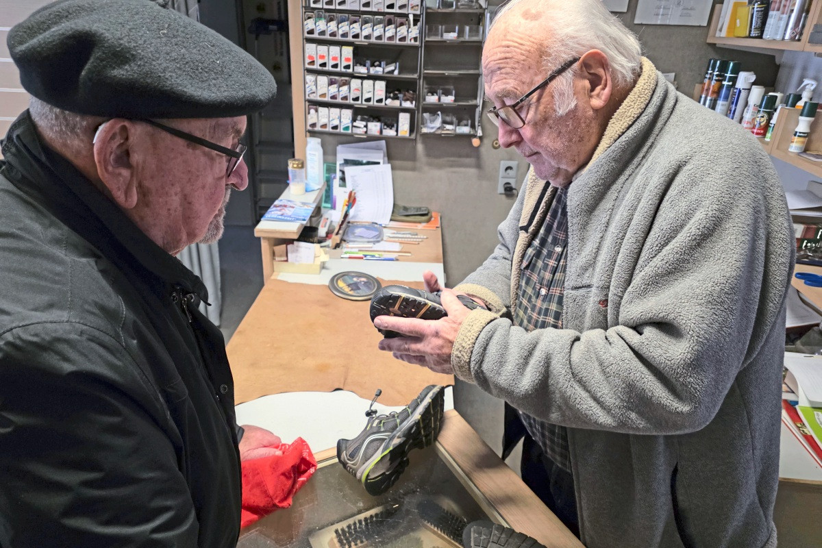 Der Schuhmachermeister aus Neckartailfingen: Einer der letzten seiner Art