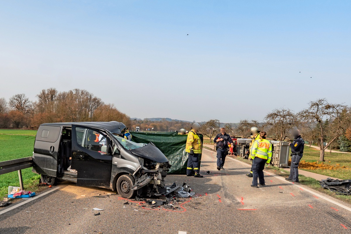 Tödlicher Unfall auf B297 bei Neckarhausen