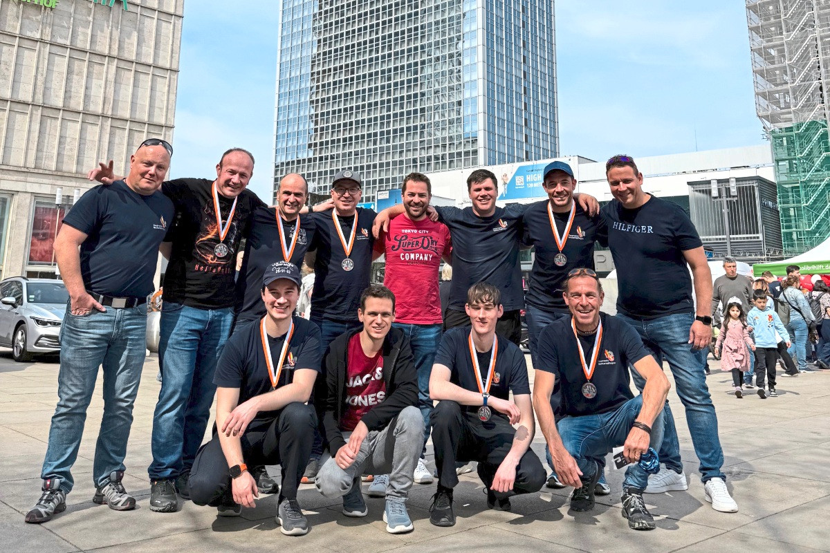 Feuerwehr Neckartailfingen erfolgreich beim Berliner Firefighter Stairrun