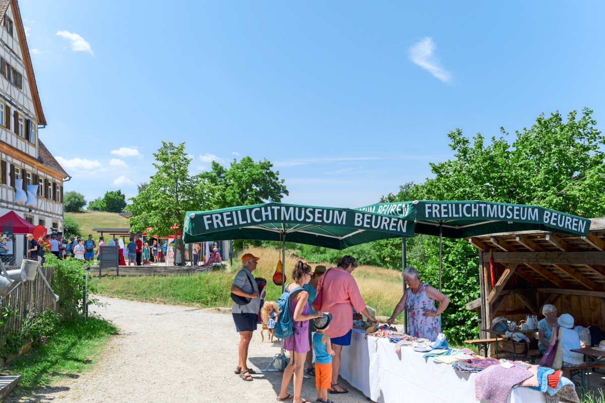 Fair and regional products at the Beuren Open-Air Museum