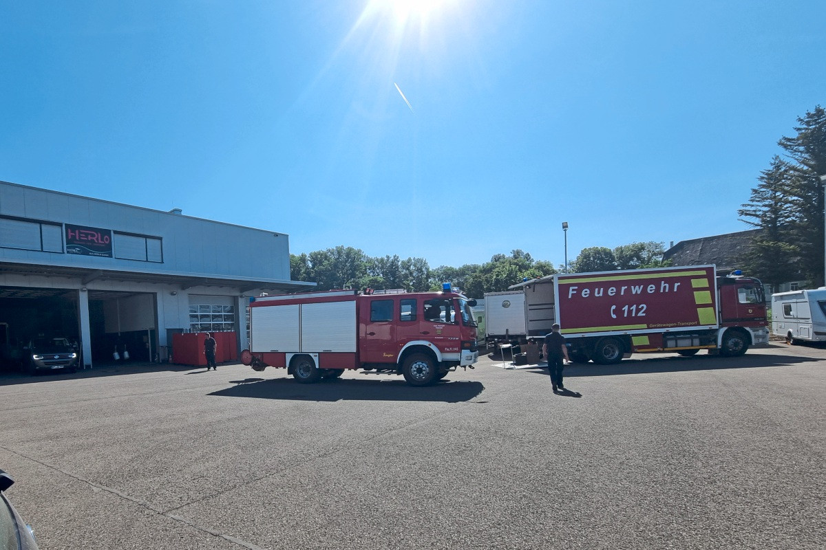 Feuerwehr Unterensingen feiert im Ausweichquartier