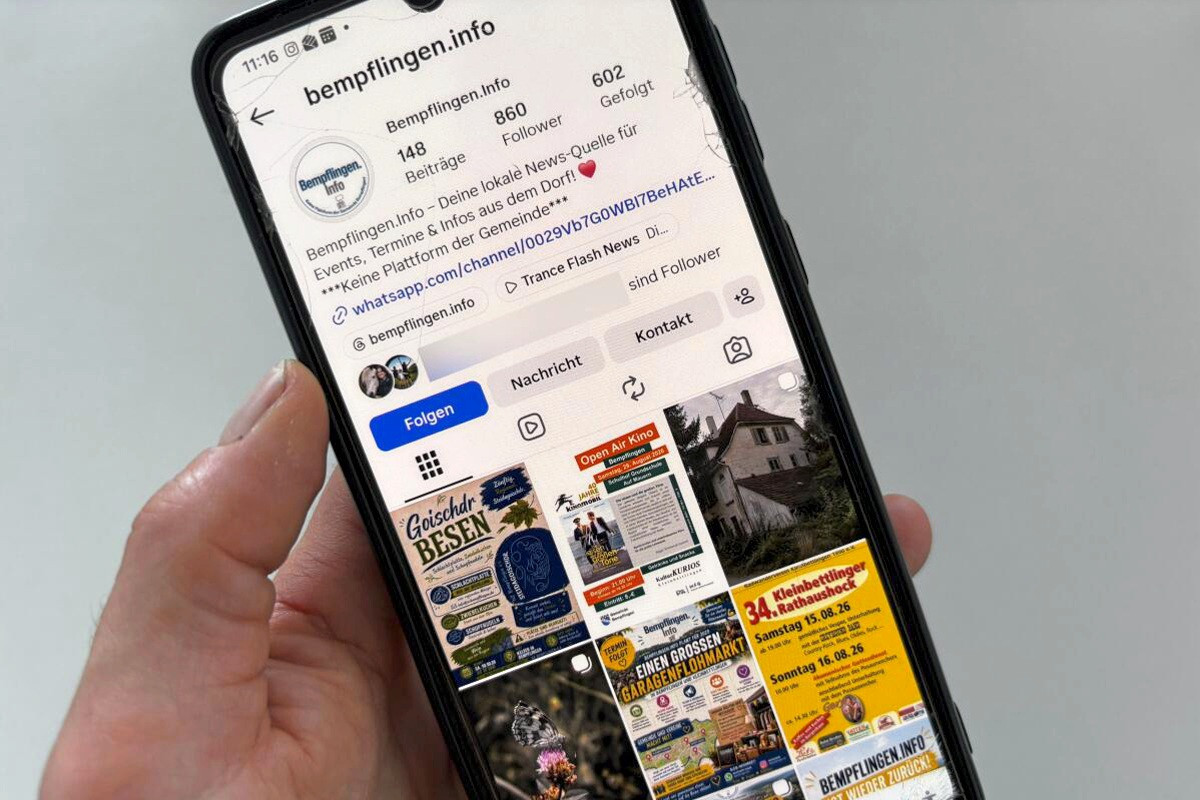 Instagram channel for Bempflingen: Events and dates at a glance
