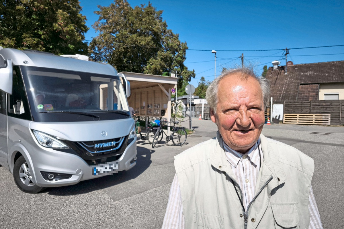 Er ist die gute Seele vom Wohnmobilstellplatz Nürtingen